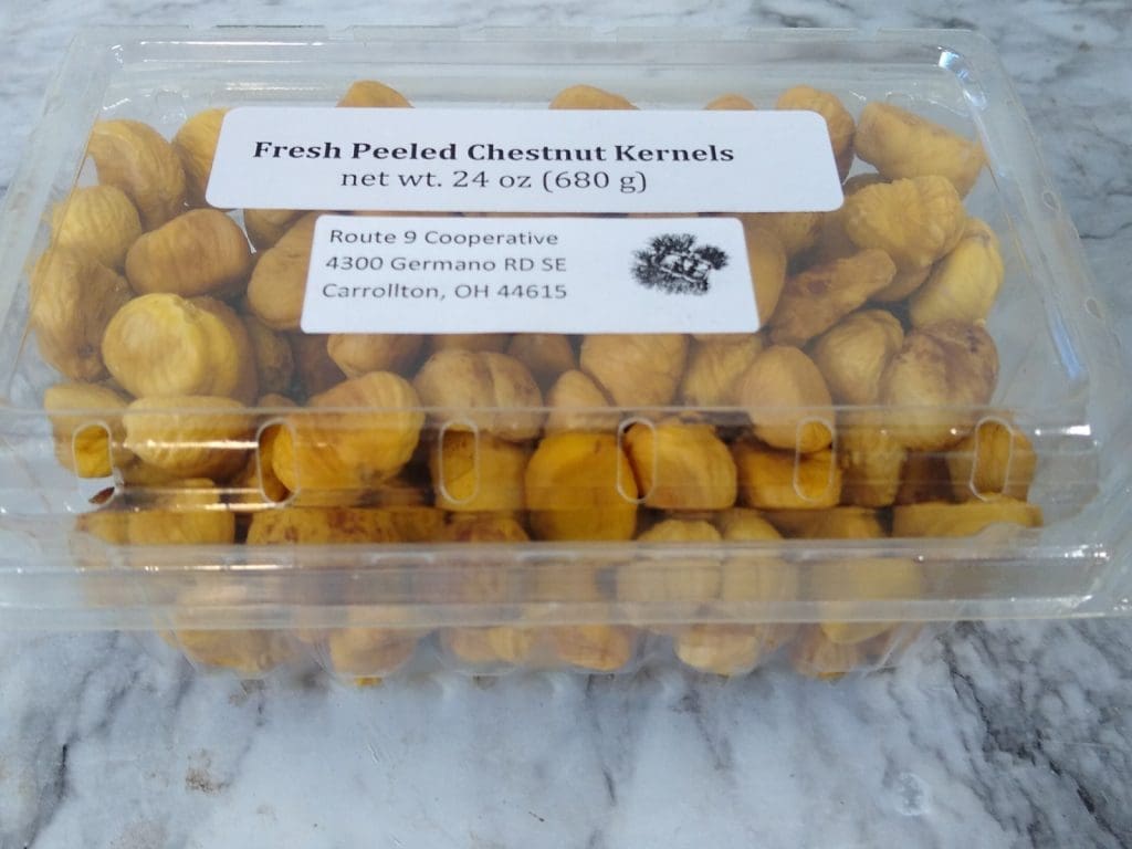 Fresh Peeled Chestnuts